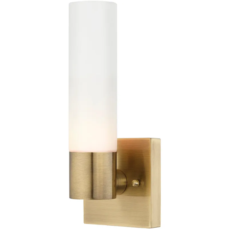 Aero 1 Light 4.5 inch Antique Brass ADA ADA Single Sconce Wall Light