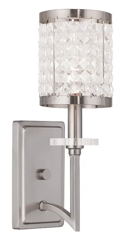 Grammercy 1 Light 5 inch Brushed Nickel Single Sconce Wall Light