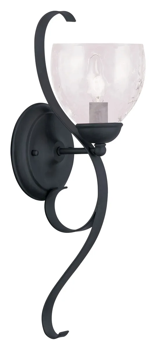 Brookside 1 Light 6 inch Black Single Sconce Wall Light