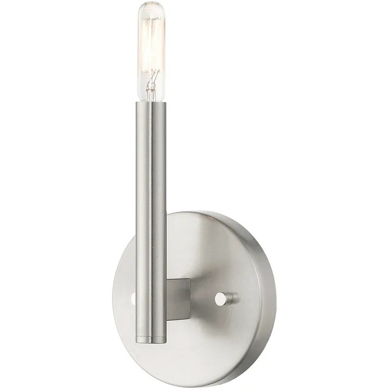 Copenhagen 1 Light 5.13 inch Brushed Nickel ADA Single ADA Sconce Wall Light, Single