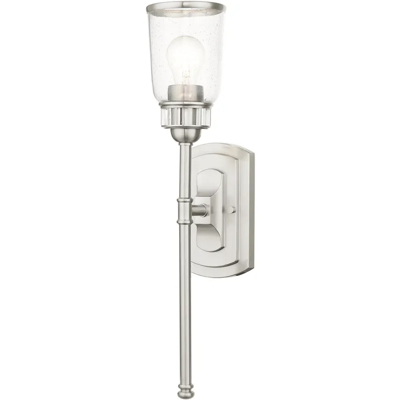 Lawrenceville 1 Light 4.5 inch Brushed Nickel Single Sconce Wall Light