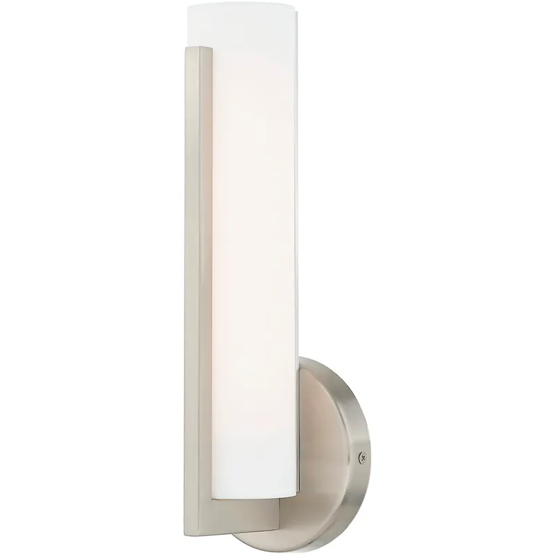 Visby LED 4.38 inch Brushed Nickel ADA Vanity Sconce Wall Light