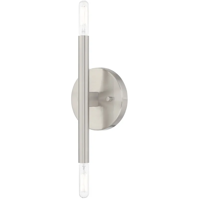 Copenhagen 2 Light 5.13 inch Brushed Nickel ADA ADA Sconce Wall Light
