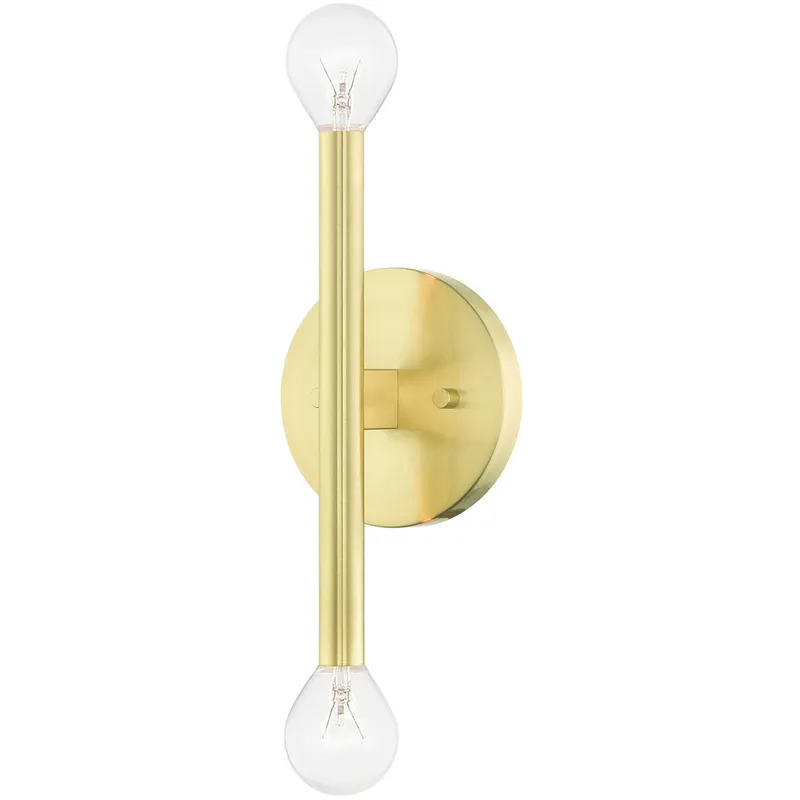 Copenhagen 2 Light 5.13 inch Satin Brass ADA ADA Sconce Wall Light