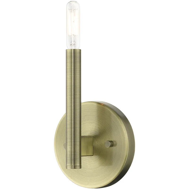Copenhagen 1 Light 5.13 inch Antique Brass ADA Single ADA Sconce Wall Light, Single