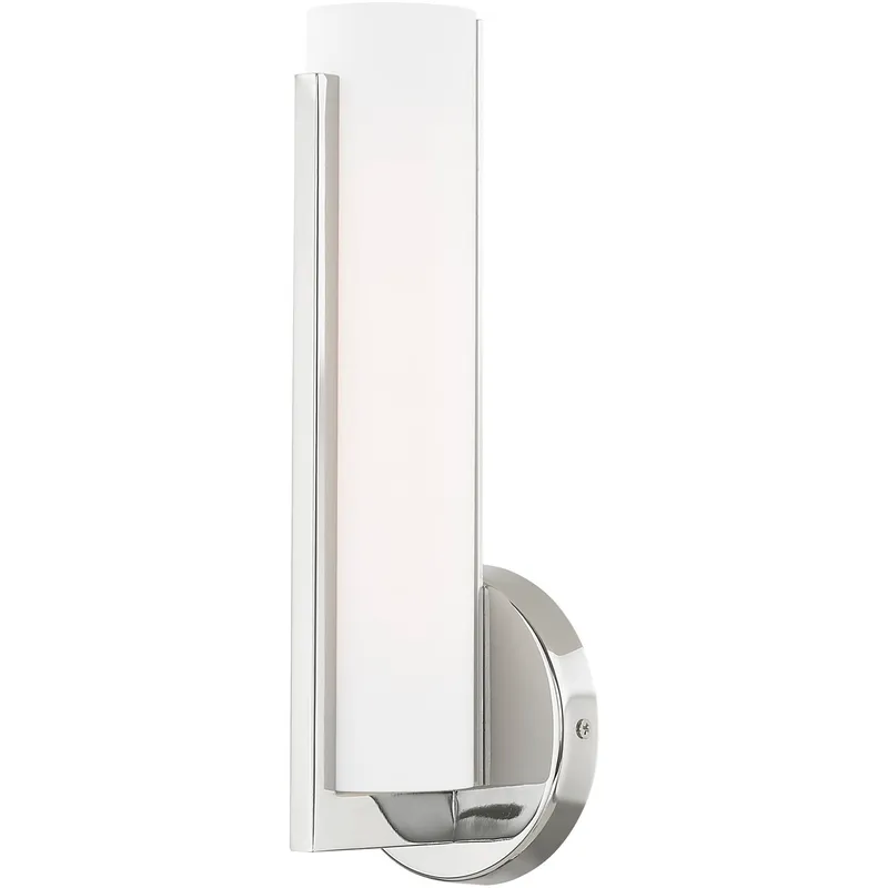 Visby LED 4.38 inch Polished Chrome ADA Vanity Sconce Wall Light