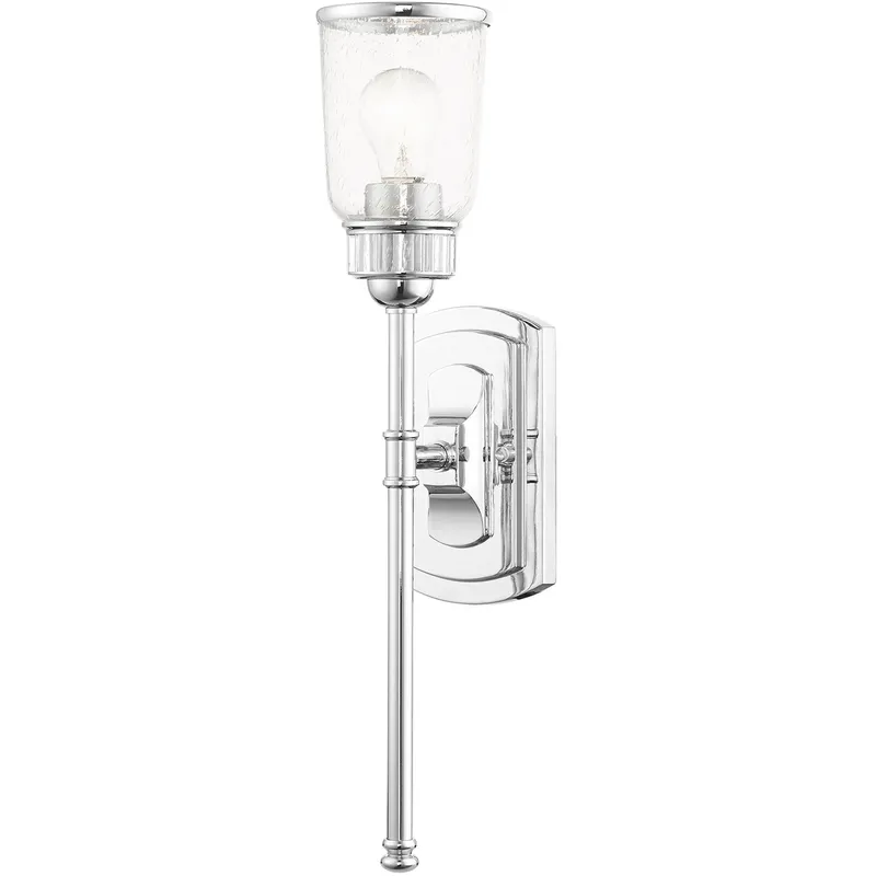 Lawrenceville 1 Light 4.5 inch Polished Chrome Large Single Sconce Wall Light