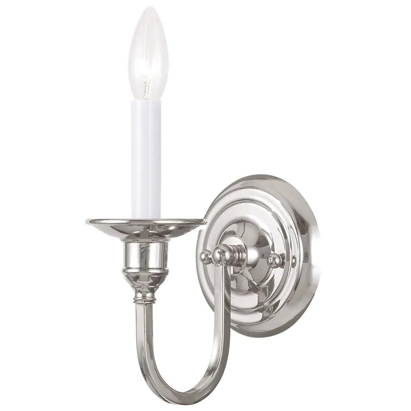 Cranford 1 Light 5.13 inch Polished Nickel Single Sconce Wall Light