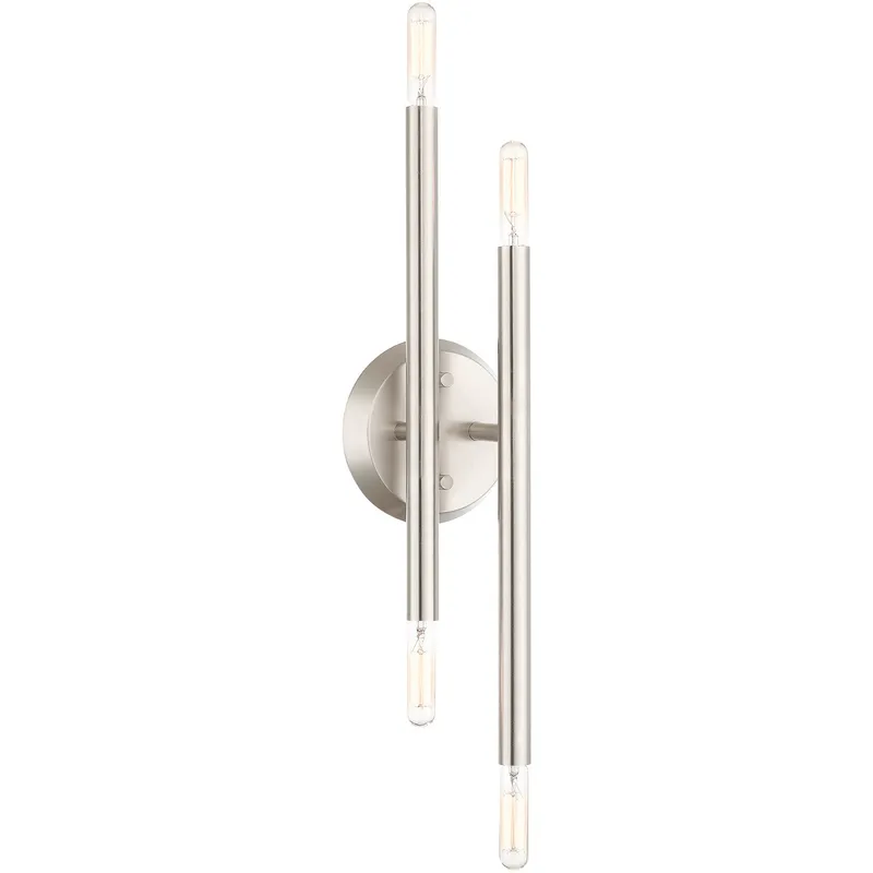 Soho 4 Light 5.13 inch Brushed Nickel ADA ADA Sconce Wall Light