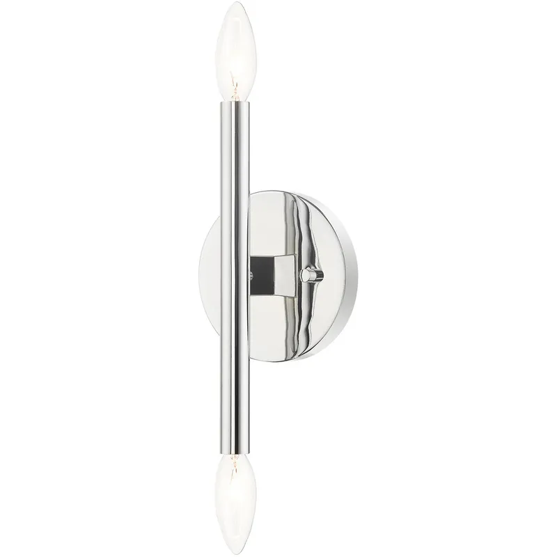 Copenhagen 2 Light 5.13 inch Polished Chrome ADA ADA Sconce Wall Light