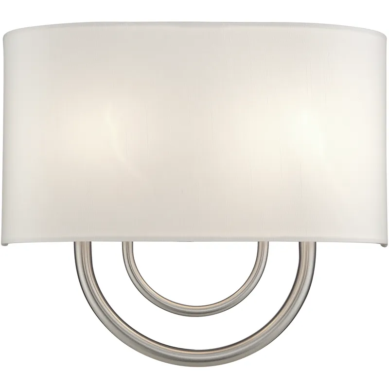 Stratton 2 Light 13 inch Brushed Nickel ADA ADA Sconce Wall Light