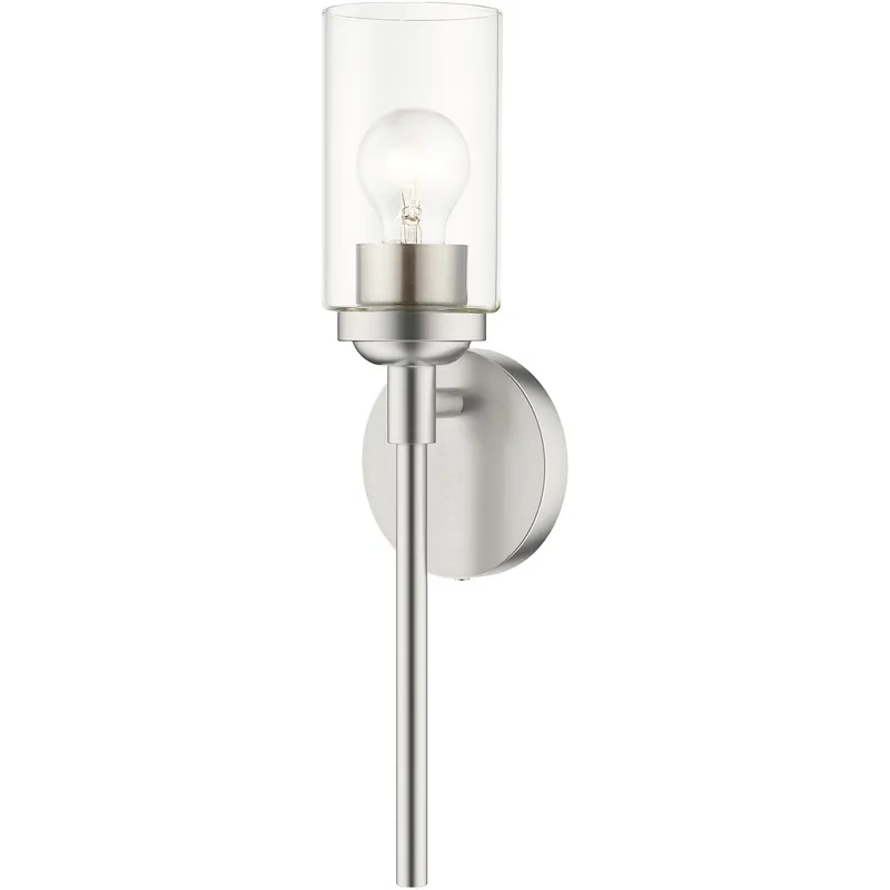 Whittier 1 Light 4.75 inch Brushed Nickel ADA Single ADA Sconce Wall Light, Single