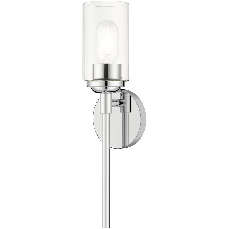 Whittier 1 Light 4.75 inch Polished Chrome ADA Single ADA Sconce Wall Light, Single