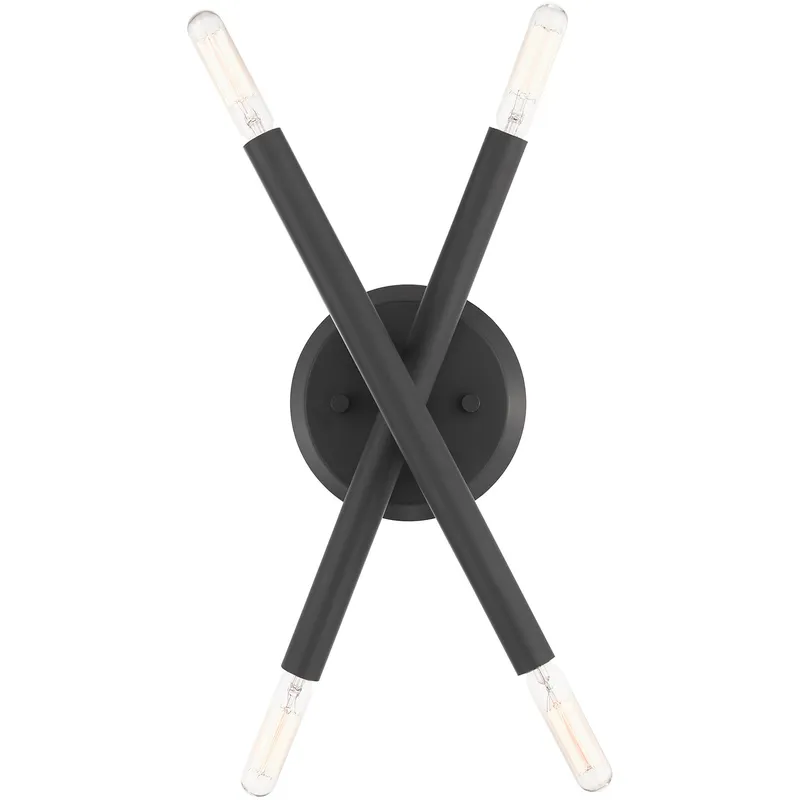 Soho 4 Light 6 inch Scandinavian Gray ADA Sconce Wall Light