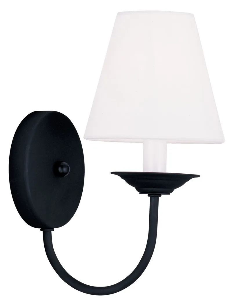 Wall Sconces 1 Light 5 inch Black Single Sconce Wall Light