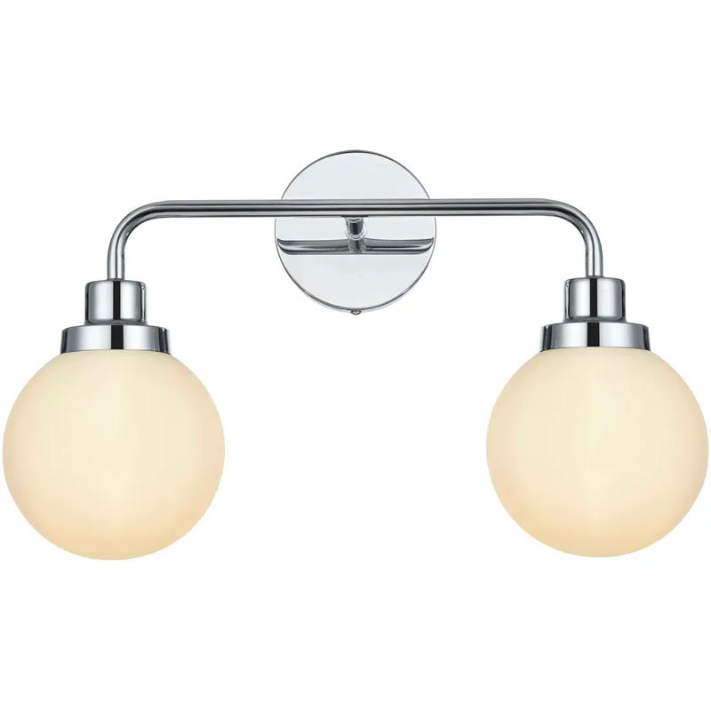 Hanson 2 Light 19 inch Chrome Bath Sconce Wall Light
