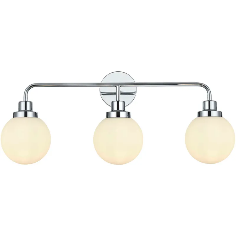 Hanson 3 Light 28 inch Chrome Bath Sconce Wall Light