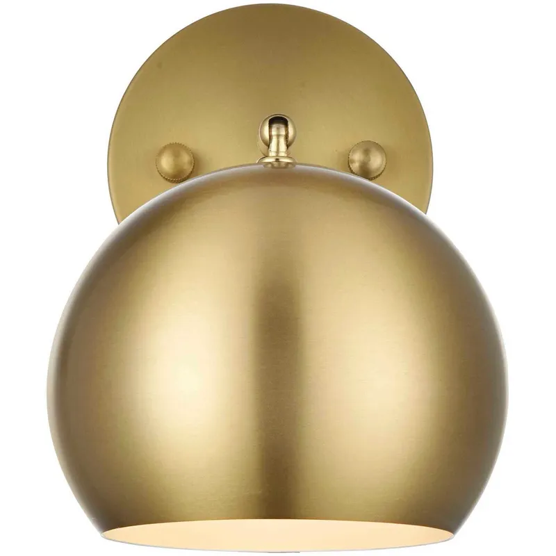 Othello 1 Light 6 inch Satin Gold Bath Sconce Wall Light