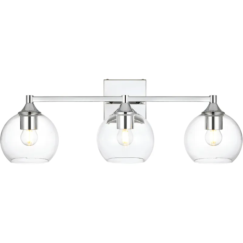 Foster 3 Light 25 inch Chrome Bath Sconce Wall Light