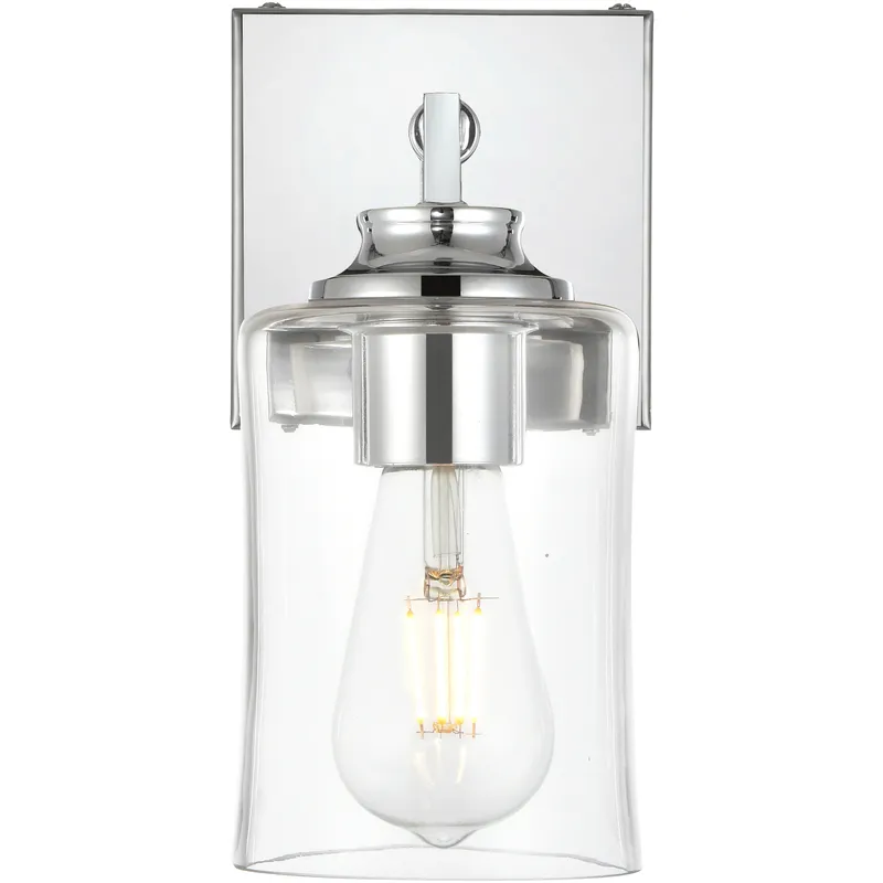 Ronnie 1 Light 5 inch Chrome Bath Sconce Wall Light