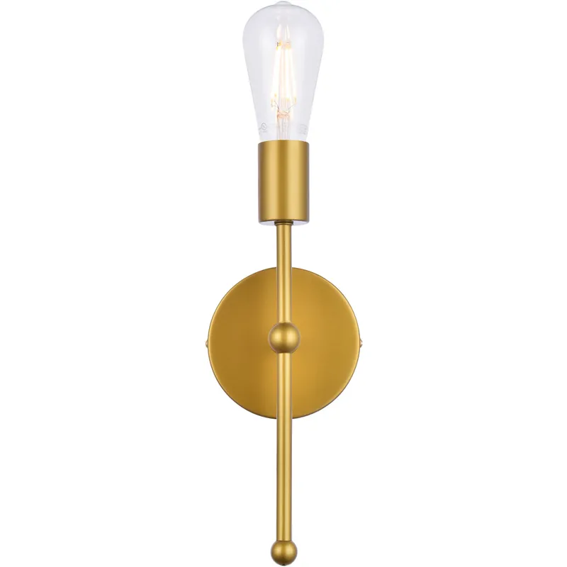 Keely 1 Light 4.7 inch Brass Bath Sconce Wall Light