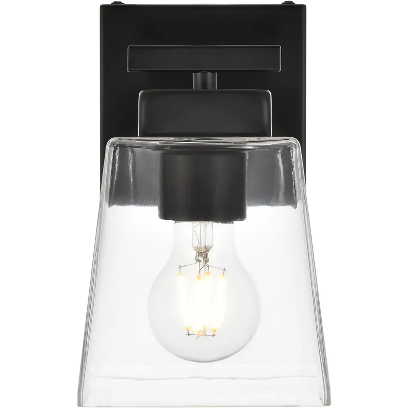Merrick 1 Light 5 inch Black Bath Sconce Wall Light