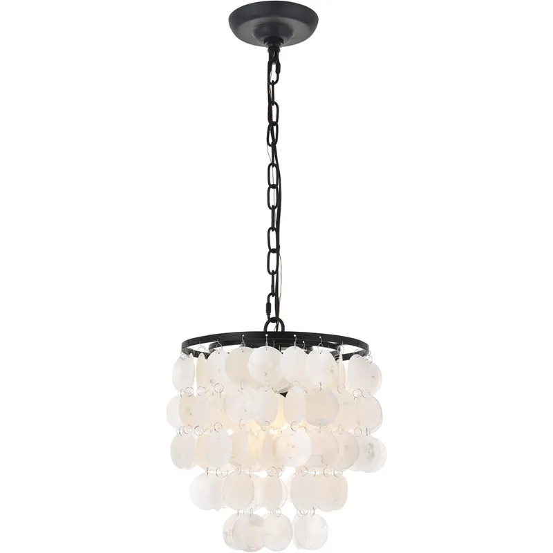 Selene 1 Light 10 inch Black Pendant Ceiling Light