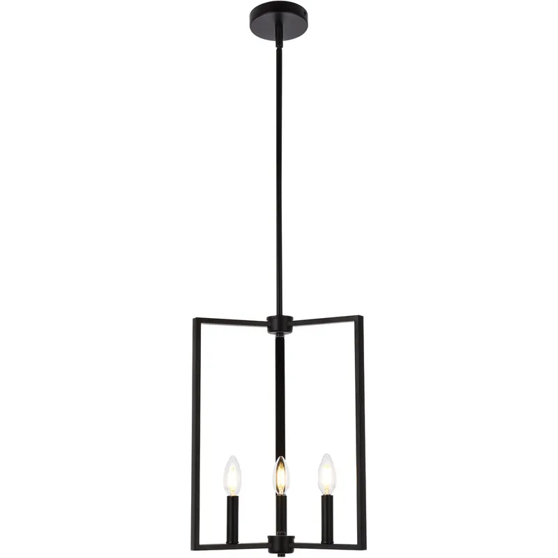 Vino 3 Light 14 inch Black Pendant Ceiling Light