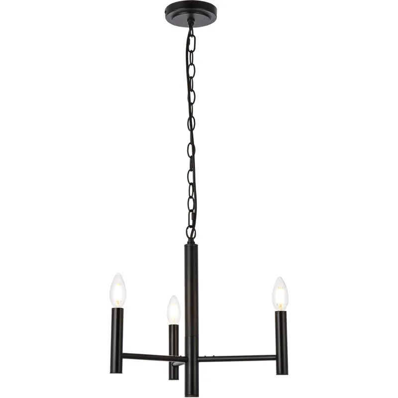 Carmella 3 Light 17 inch Black Pendant Ceiling Light