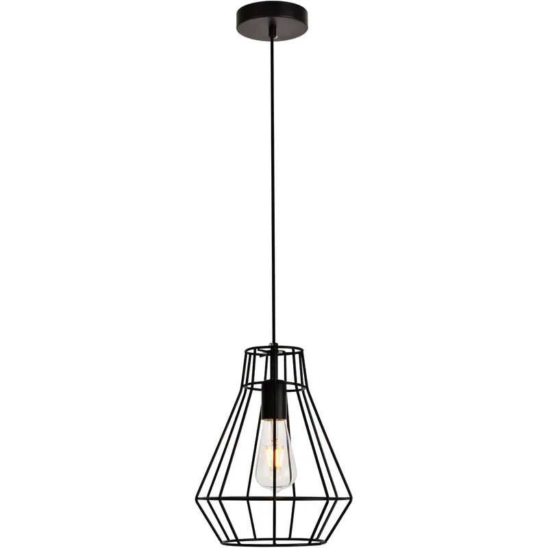 Jago 1 Light 9.1 inch Black Pendant Ceiling Light