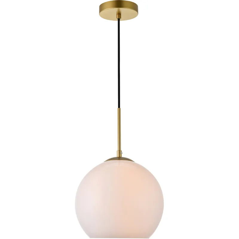 Baxter 1 Light 9.8 inch Brass Pendant Ceiling Light