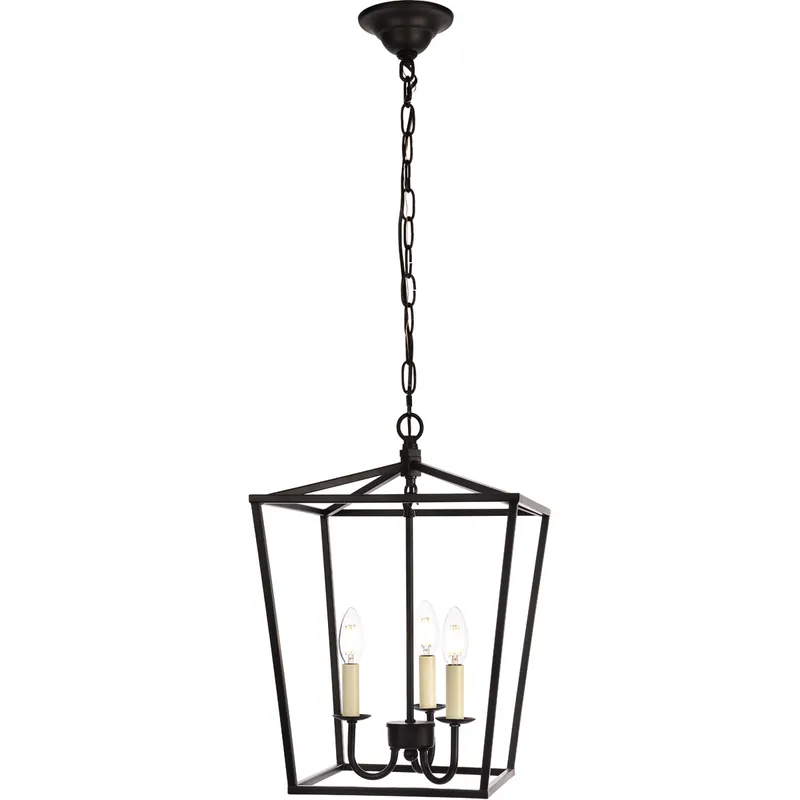 Maddox 3 Light 12.5 inch Black Pendant Ceiling Light