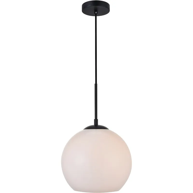 Baxter 1 Light 9.8 inch Black Pendant Ceiling Light