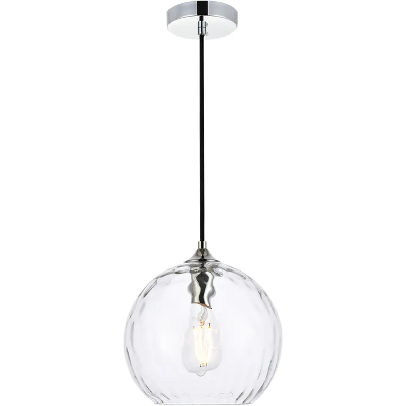 Cashel 1 Light 9.8 inch Chrome Pendant Ceiling Light