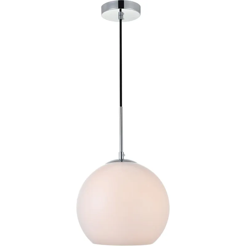 Baxter 1 Light 9.8 inch Chrome Pendant Ceiling Light
