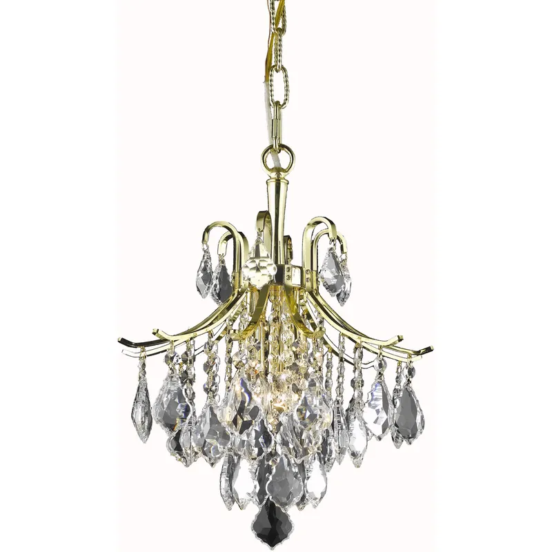 Amelia 3 Light 12 inch Gold Pendant Ceiling Light