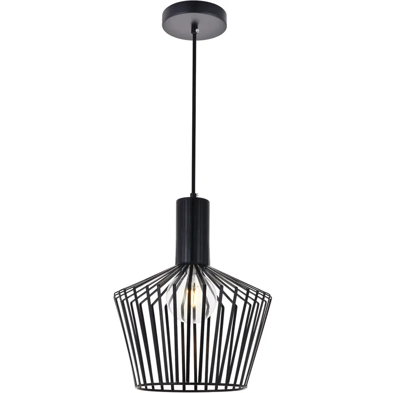 Ronnie 1 Light 11.6 inch Black Pendant Ceiling Light
