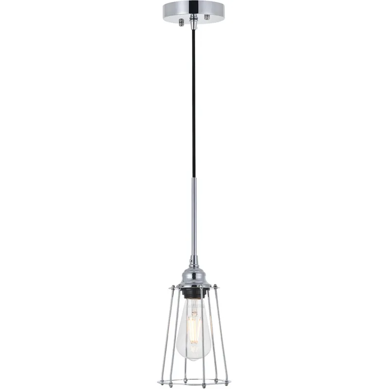 Auspice 1 Light 5.3 inch Chrome Pendant Ceiling Light