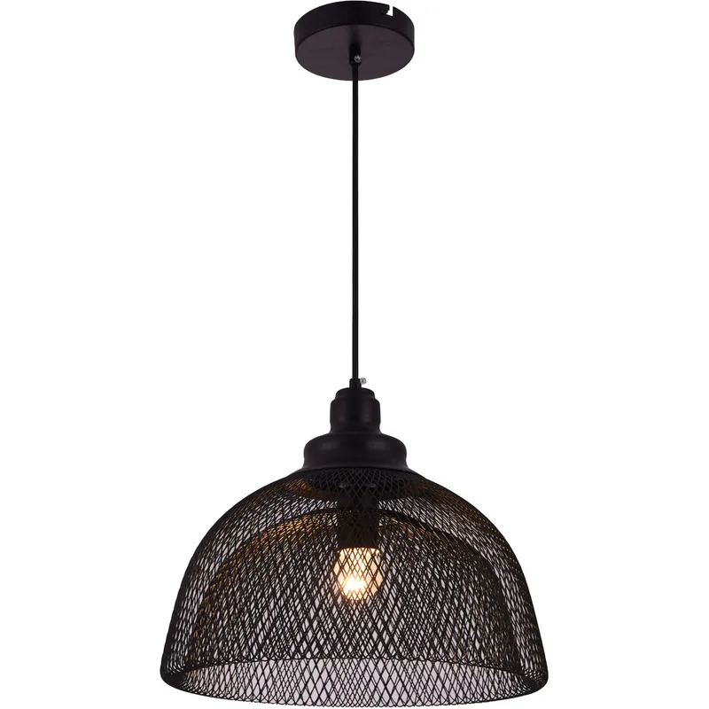 Warren 1 Light 13.5 inch Black Pendant Ceiling Light