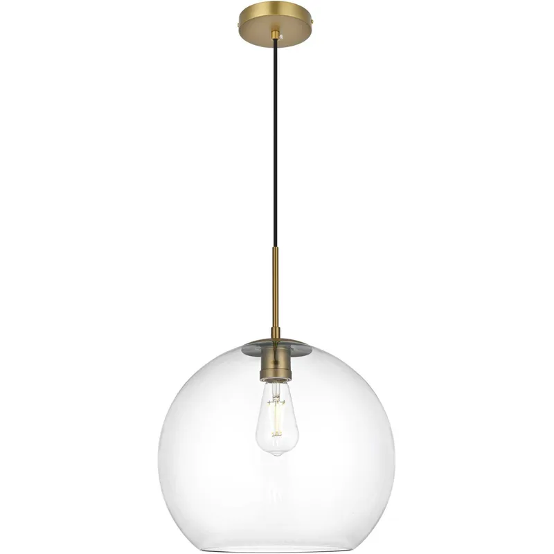 Baxter 1 Light 14 inch Satin Gold Pendant Ceiling Light
