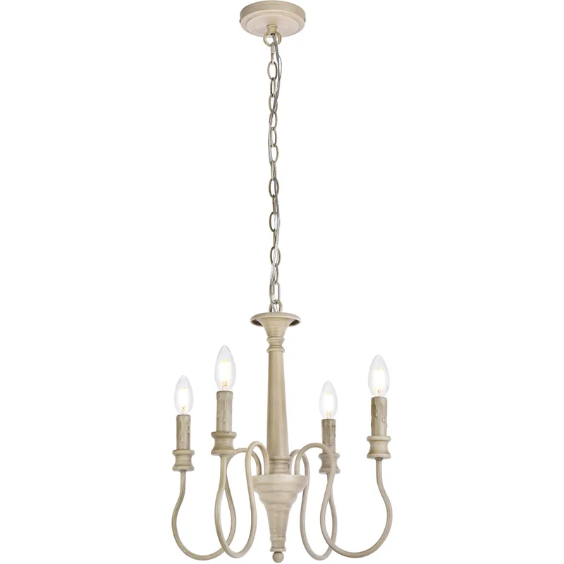 Flynx 4 Light 17 inch Weathered Dove Pendant Ceiling Light in Weatehred Dove