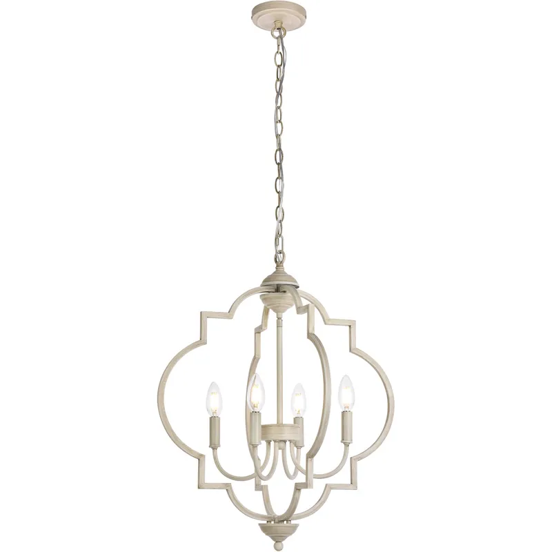 Sandara 4 Light 20 inch Weathered Dove Pendant Ceiling Light in Weatehred Dove