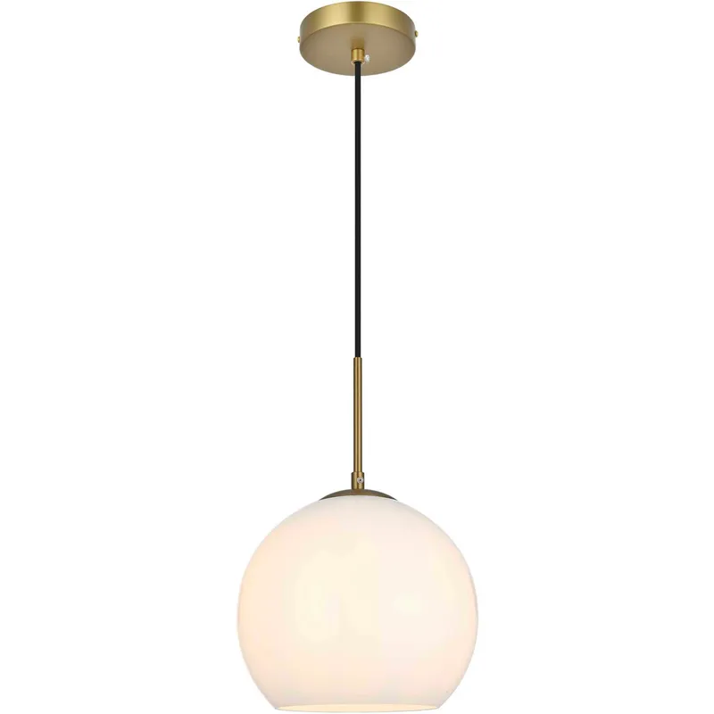 Baxter 1 Light 10 inch Satin Gold Pendant Ceiling Light