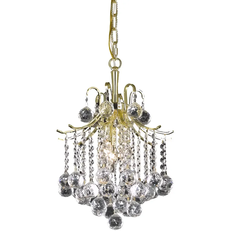 Amelia 3 Light 12 inch Gold Pendant Ceiling Light