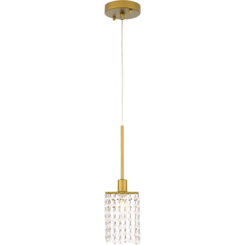 Taylor 1 Light 4.7 inch Brass Pendant Ceiling Light