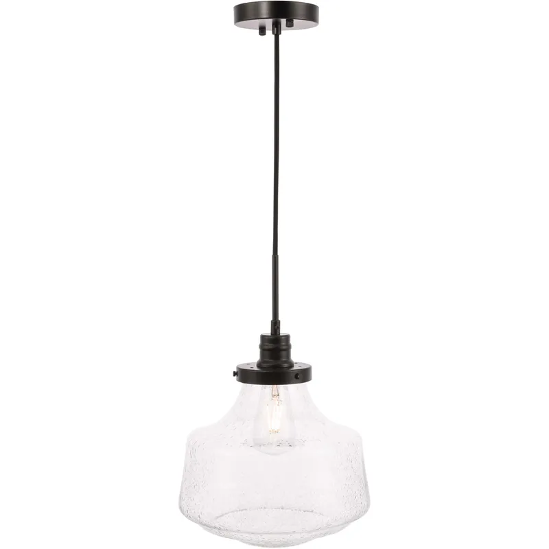 Lyle 1 Light 11 inch Black Pendant Ceiling Light