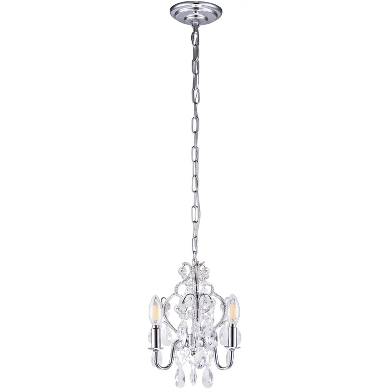 Karter 3 Light 9.5 inch Chrome Pendant Ceiling Light
