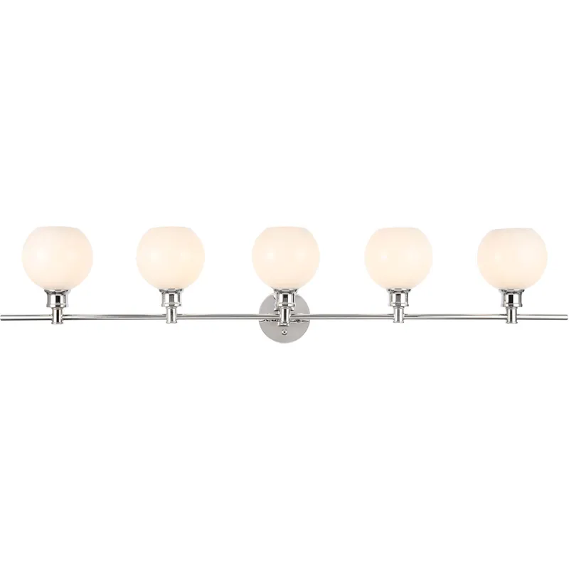 Collier 5 Light 47 inch Chrome Wall sconce Wall Light