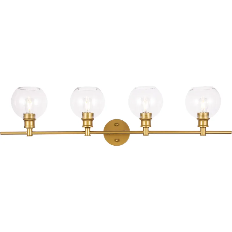 Collier 4 Light 37.6 inch Brass Wall sconce Wall Light
