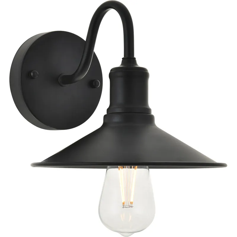 Etude 1 Light 8.7 inch Black Wall Sconce Wall Light